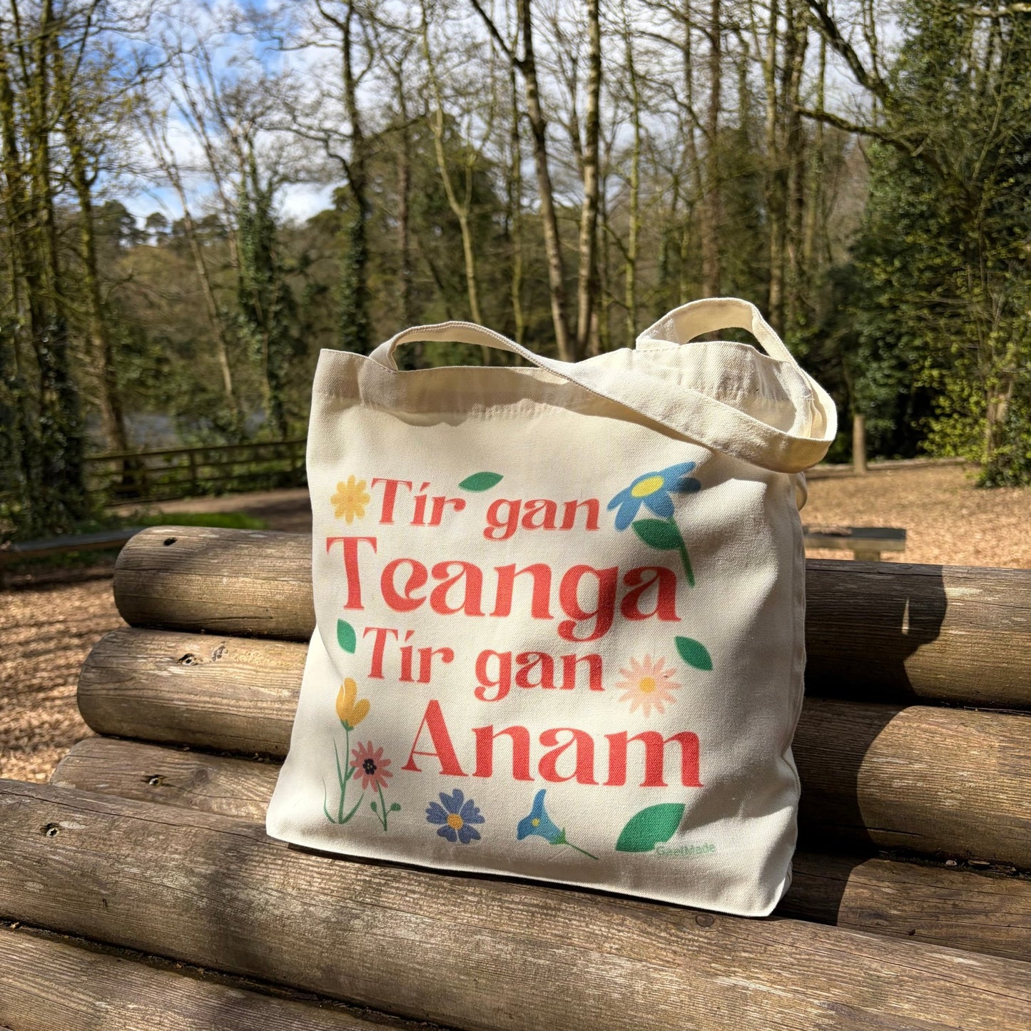 3. Tír Gan Teanga, Tír Gan Anam Tote Bag - GaelMade
