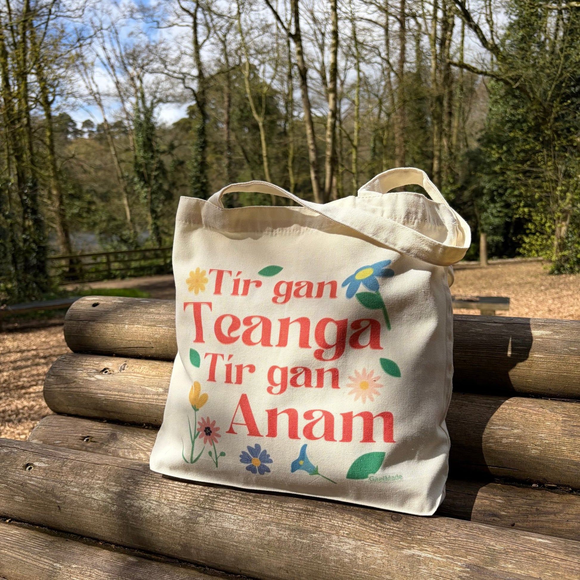 3. Tír Gan Teanga, Tír Gan Anam Tote Bag - GaelMade