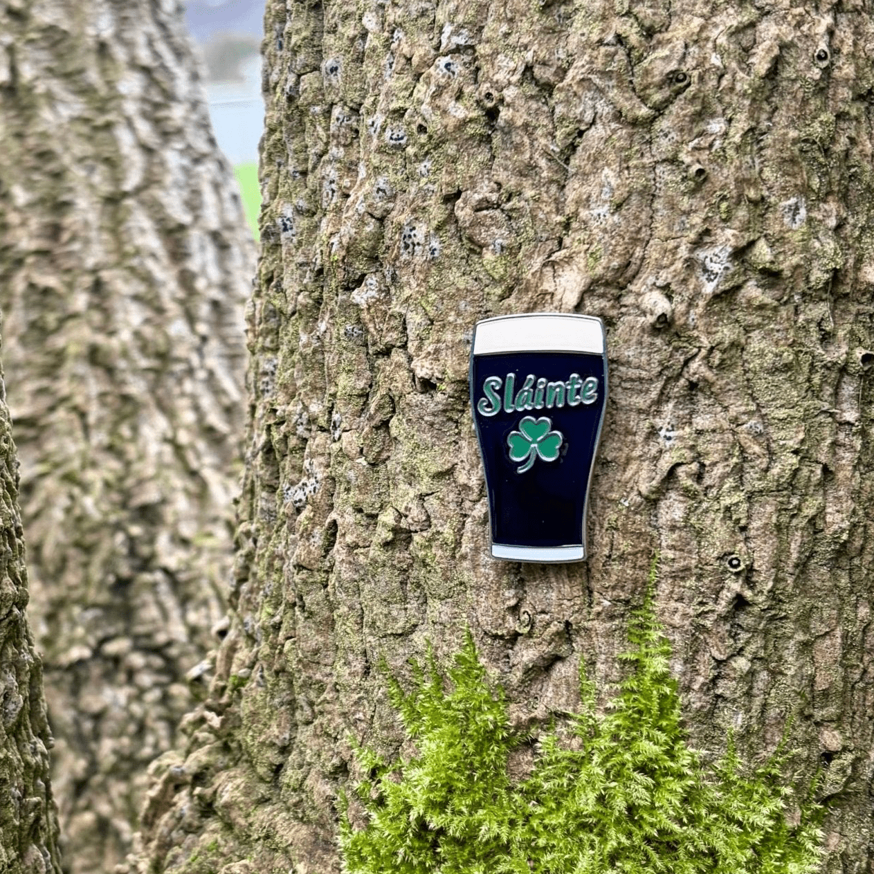 5. Sláinte Pint Pin Badge - GaelMade