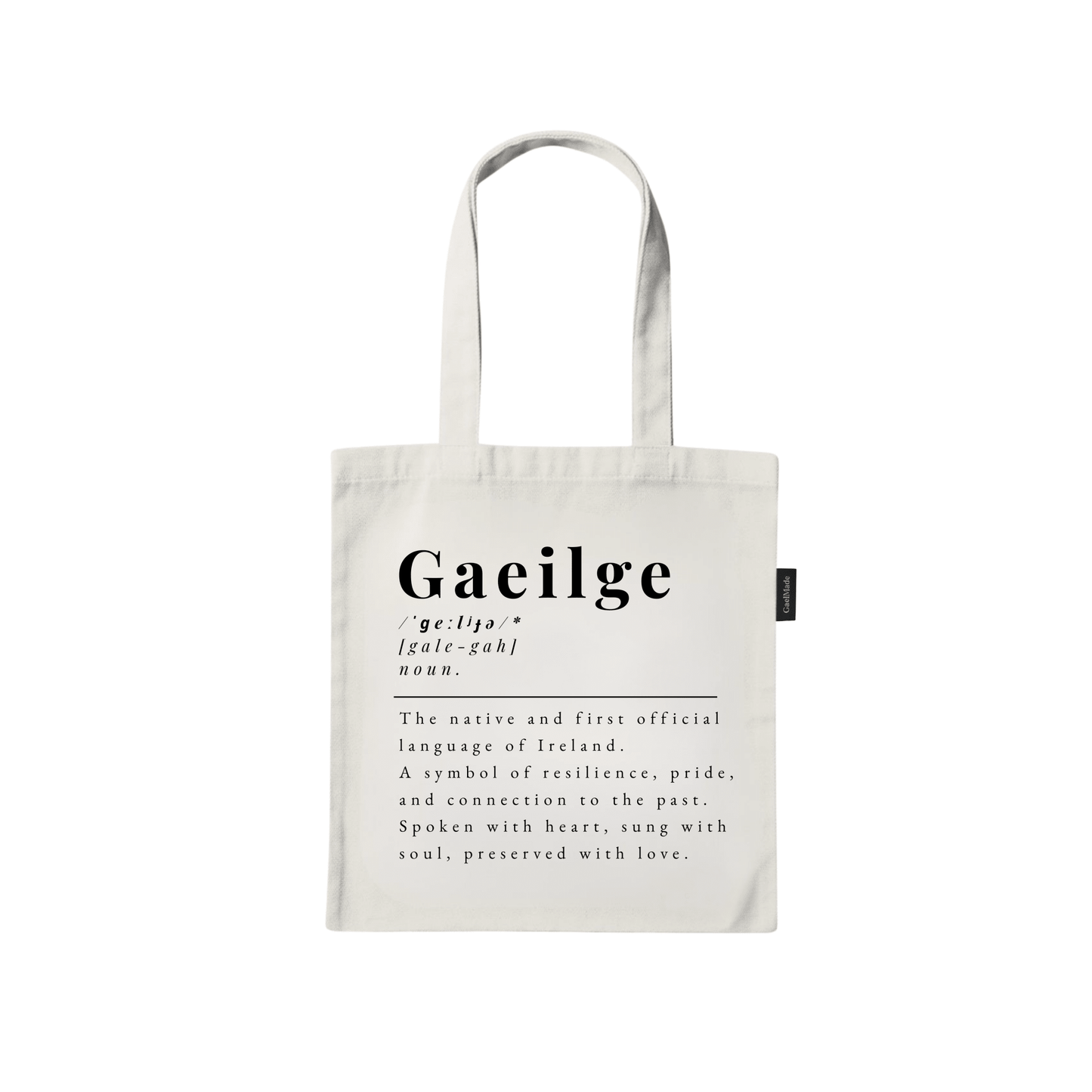Gaeilge Tote Bag - GaelMade