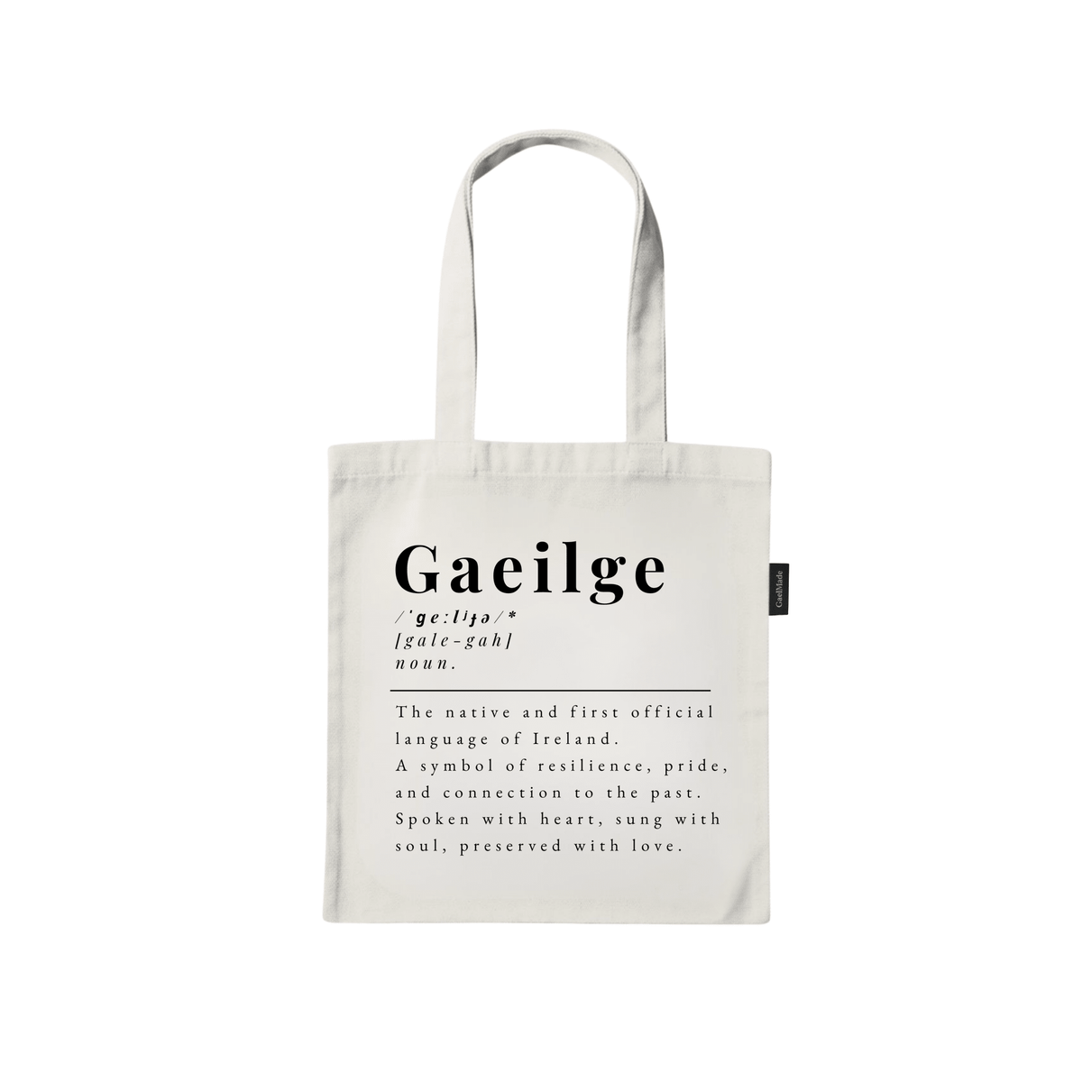Gaeilge Tote Bag - GaelMade