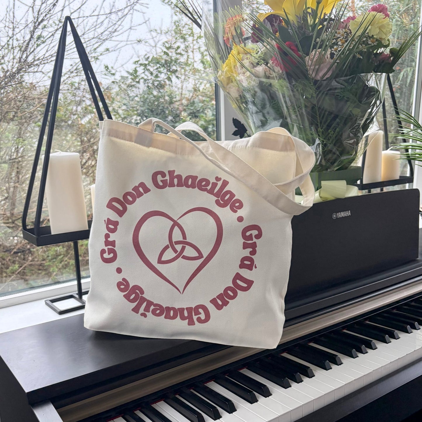 Grá don Ghaeilge 2.0 Tote Bag - GaelMade
