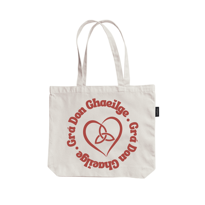 Grá don Ghaeilge 2.0 Tote Bag - GaelMade