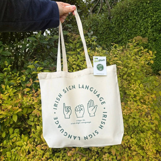 Irish Sign Language Tote Bag - GaelMade